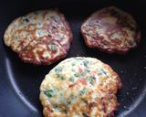 離乳食のお粥の余りでお好み焼き作り方4写真