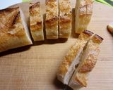 舞茸とチーズトマトのバゲットサンド焼き作り方3写真