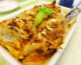 舞茸とチーズトマトのバゲットサンド焼き作り方13写真