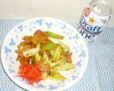 パパの味付豚ホルモン焼き作り方4写真