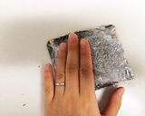 ✾おにぎらず✾朝ごはん、行楽に彩り三色作り方3写真