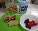 いちじくとベリーのスムージー作り方1写真