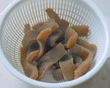 氷こんにゃくと鶏肉の海苔しお炒め作り方4写真