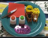 リラックマのハムチーズホットケーキサンド作り方1写真