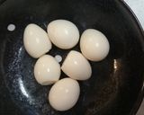 おもてなしにも☆うずら煮込みハンバーグ☆作り方1写真