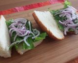 おうちカフェランチ♡ハード系サンドイッチ作り方3写真