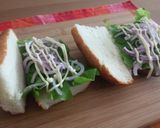おうちカフェランチ♡ハード系サンドイッチ作り方4写真