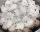 カリフラワーときゅうりの胡麻和え作り方1写真