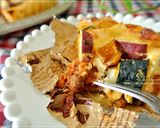 秋のご馳走ミートパイ風キッシュ❤︎’v`作り方10写真