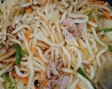 簡単ランチ☆オイスターソースで焼きうどん作り方8写真