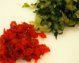 【長野県】野沢菜とカリカリ梅おにぎり作り方1写真
