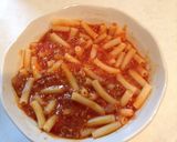 ミートソースが余ったら!マカロニグラタン作り方1写真