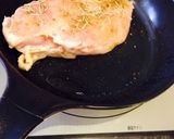 ハーブ仕立てのイタリア風鶏胸肉作り方3写真