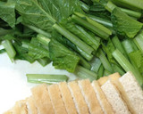 超簡単！京揚げと小松菜の炒め煮♪作り方1写真