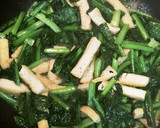 超簡単！京揚げと小松菜の炒め煮♪作り方2写真