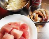 鮪と海老のトマトソース煮込み作り方1写真
