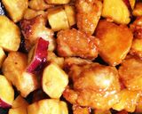 ♪鶏むね肉とさつま芋のカレーな照り焼き♪作り方8写真