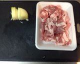 【簡単】小間切れ肉で豚丼♫作り方1写真