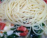 釜揚げしらすのペペロンチーノパスタ作り方5写真