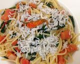 釜揚げしらすのペペロンチーノパスタ作り方6写真