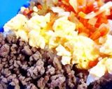 ヨシダソースで簡単三色丼作り方4写真