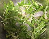 簡単！ご飯進む！水菜と鯛の丼ぶり作り方2写真