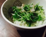 簡単！ご飯進む！水菜と鯛の丼ぶり作り方4写真
