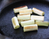 追いがつおつゆで葱の焼き浸し作り方1写真
