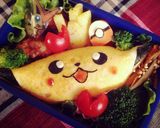 キャラ弁✴︎ピカチュウオムライス作り方3写真