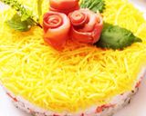 鮭フレークと青じそのカップ寿司作り方4写真