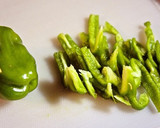 野菜てんぷらとピーマンの味噌炒め作り方1写真