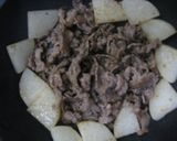 すき焼き味の厚揚げと大根の煮物作り方2写真