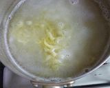 煮卵＆ゆで野菜をのせた醤油ラーメン作り方5写真