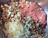 煮込みごぼうバーグ＊きのこソースがけ作り方4写真
