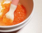 離乳食初期 にんじんさん作り方4写真