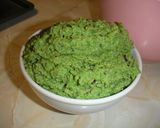 Heskin先生グリーンピースガガモーレ作り方3写真