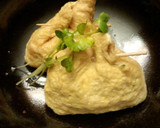 白だしで簡単♪お豆腐と卵のふわふわ巾着煮作り方7写真