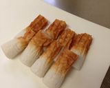 ＊お弁当♪カレーチーズ風味の竹輪＊作り方1写真