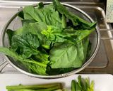 ほうれん草、茎と葉と分けて保存作り方3写真