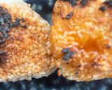 味噌だれと醤油だれの焼きおにぎり作り方5写真