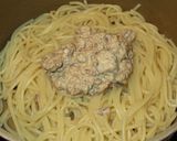 サバの味噌煮缶でサバマヨスパゲッティ♪作り方2写真
