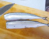 秋刀魚の2色ロール焼き作り方1写真