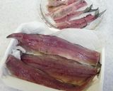 秋刀魚の2色ロール焼き作り方2写真