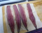 秋刀魚の2色ロール焼き作り方4写真
