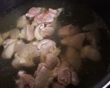 たっぷり茸と鶏肉の汁物作り方3写真