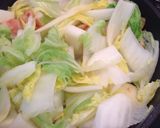 白菜とベーコン、長いものくたくたスープ作り方6写真