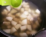 たっぷり茸と鶏肉の汁物作り方5写真