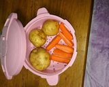 レンジ圧力鍋新じゃがフェンネルバター作り方1写真