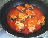 しめじ豚肉巻き♪トマトソース煮作り方4写真