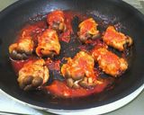 しめじ豚肉巻き♪トマトソース煮作り方5写真